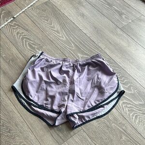 Purple and Gray Athletic Shorts